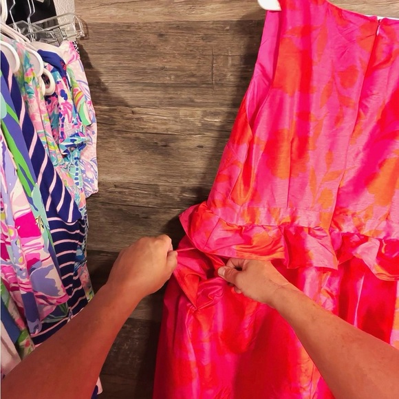 Kate Spade New York Target Collab Vibrant Pink Midi Dress - Picture 2 of 10